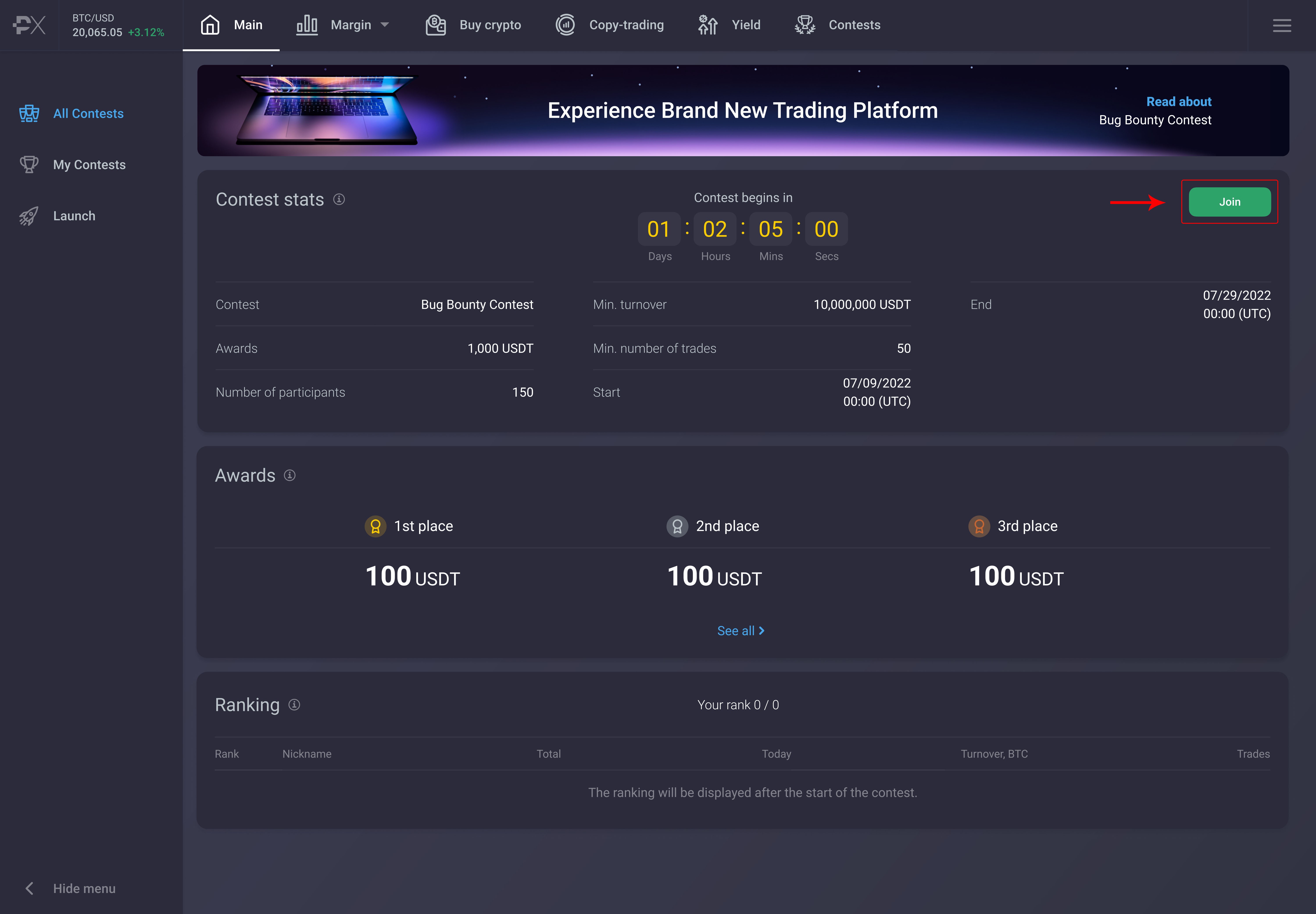 $100,000 Bug Bounty Contest - Test Drive The New Coin Market Pro Platform - Group 1146